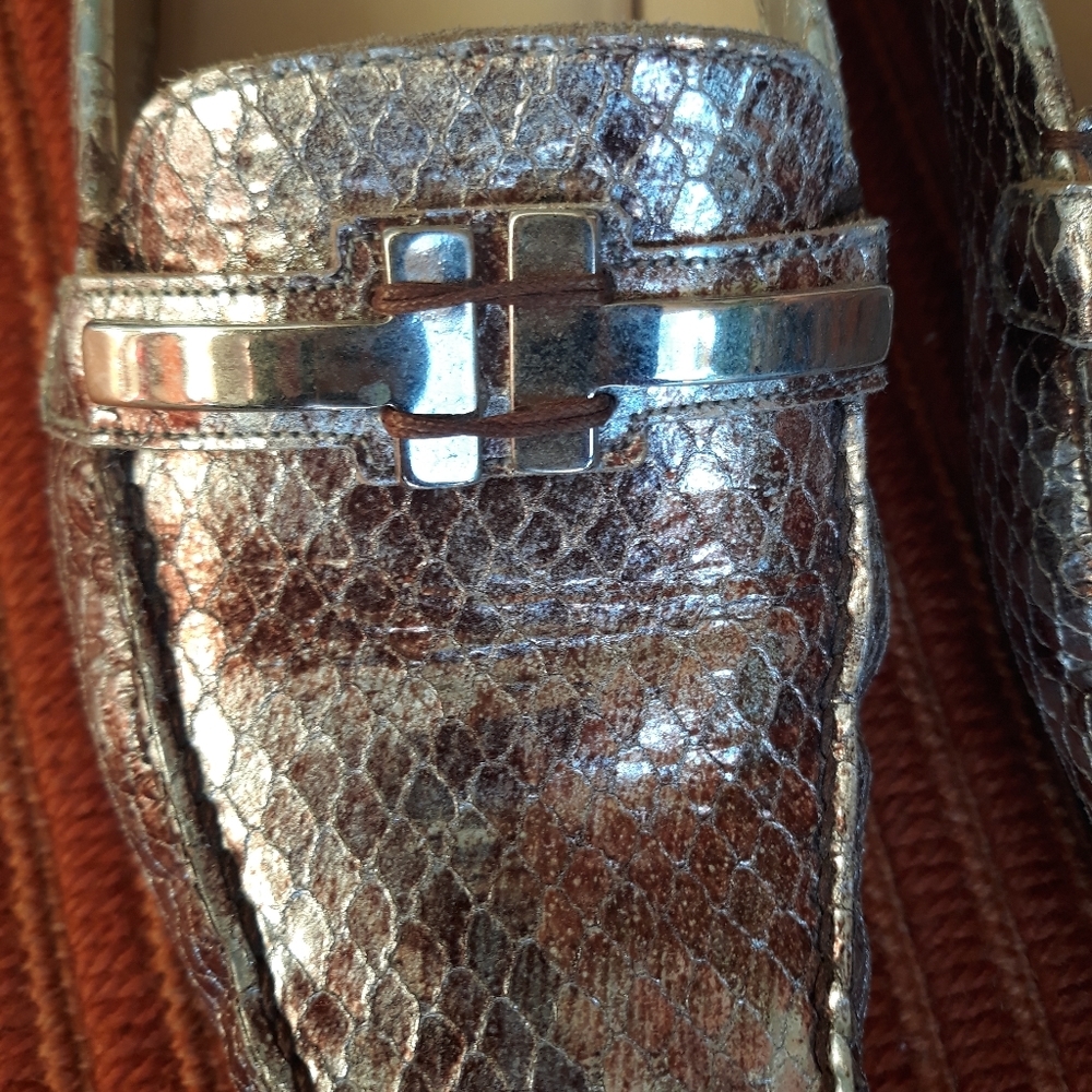 Stuart Weitzman Snakeskin Mules - image 6